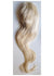 Long blond human hair half wig caoimhe
